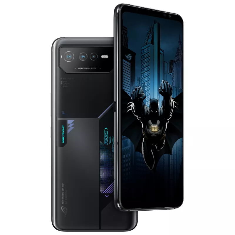 ASUS ROG Phone 6D Batman Edition, 12 GB/256 GB, 6,78 polegadas, Night Black