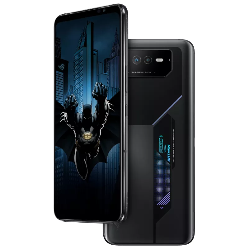 ASUS ROG Phone 6D Batman Edition, 12 GB/256 GB, 6,78 polegadas, Night Black