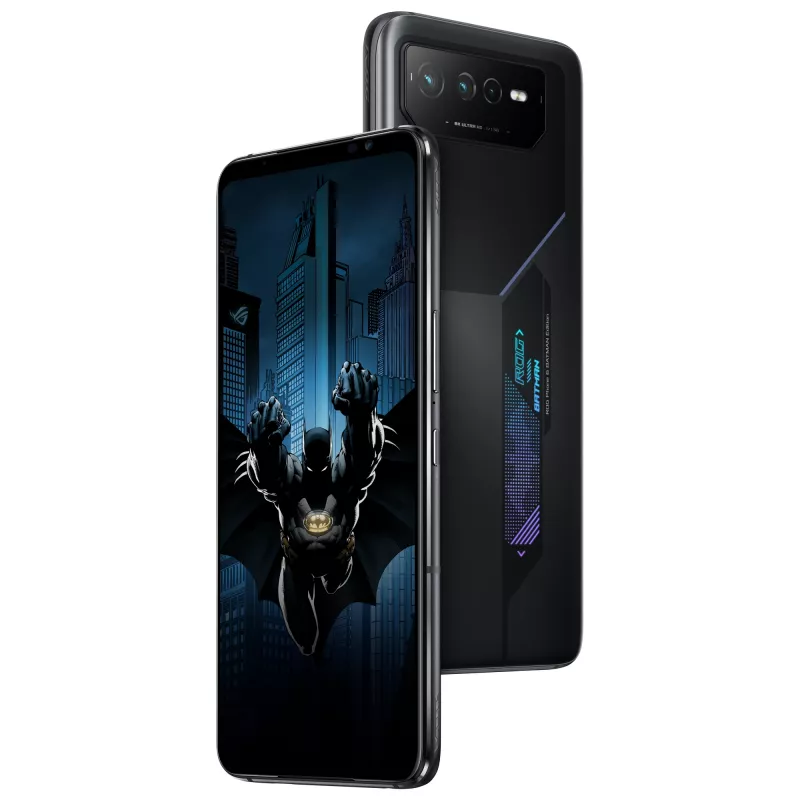 ASUS ROG Phone 6D Batman Edition, 12 GB/256 GB, 6,78 polegadas, Night Black