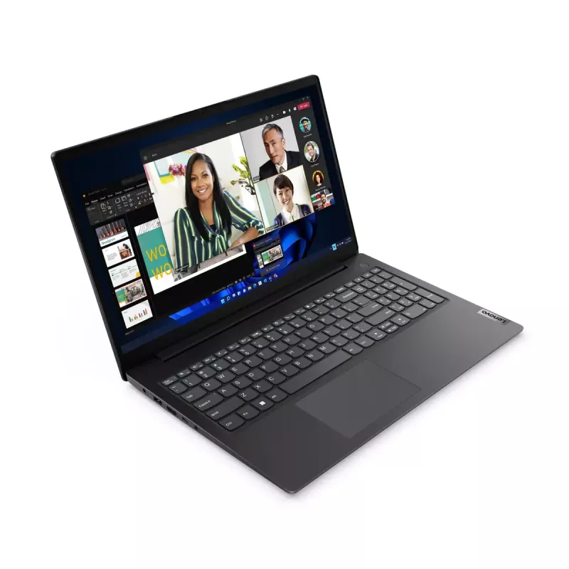 Portátil Lenovo V V15 AMD Ryzen 5 7520U, 15,6 polegadas Full HD, 16 GB LPDDR5, 512 GB SSD, AMD Radeon 610M, Windows 11 Pro, Preto