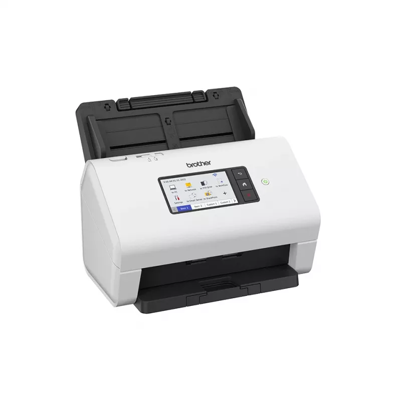 Brother ADS-4900W Scanner ADF + scanner de alimentação 600 x 600 DPI A4 Preto, Branco