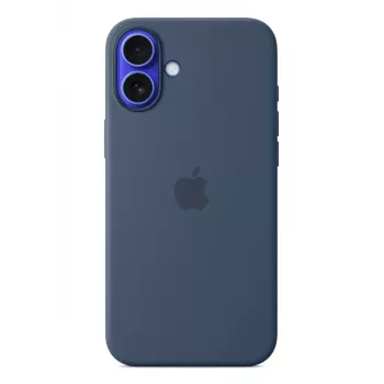 APPLE Capa de silicone Apple com MagSafe iPhone 16 Plus Denim