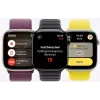 Smartwatch Apple Watch Series 10 GPS + Cellular 46mm Caixa de titânio Slate com bracelete Milanese Slate - S/M
