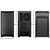 be quiet! PURE BASE 501 Airflow Window BGW74 caixa de PC Midi Tower, ATX, janela de vidro temperado, 2 ventoinhas PWM de 140 mm, radiador até 360 mm, 2x 3,5″ + 5x 2,5″, 2x USB 3.0, USB 3.2 Gen 2 Type-C, preta