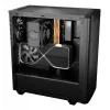 be quiet! PURE BASE 501 Airflow Window BGW74 caixa de PC Midi Tower, ATX, janela de vidro temperado, 2 ventoinhas PWM de 140 mm, radiador até 360 mm, 2x 3,5″ + 5x 2,5″, 2x USB 3.0, USB 3.2 Gen 2 Type-C, preta