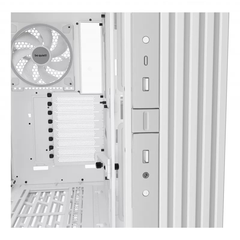 Caixa de PC be quiet! LIGHT BASE 900 DX Branco Full Tower — suporte ATX/EATX, painel lateral de vidro, Multi-RGB, GPU máx. 495 mm, altura do cooler da CPU 190 mm