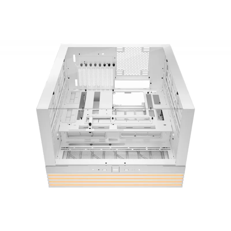 Caixa de PC be quiet! LIGHT BASE 900 DX Branco Full Tower — suporte ATX/EATX, painel lateral de vidro, Multi-RGB, GPU máx. 495 mm, altura do cooler da CPU 190 mm