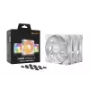 be quiet! LIGHT WINGS LX 120mm PWM pack de 3 Branco ventoinhas para caixa de computador 12 cm 3 unidades
