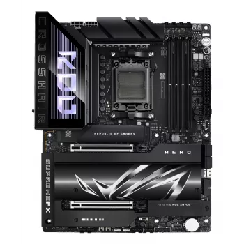 Motherboard ASUS ROG CROSSHAIR X870E HERO — AMD X870E, Socket AM5, ATX, 4× DDR5 DIMM, 192 GB, Wi‑Fi 7, Bluetooth 5.4