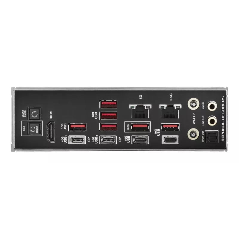 Motherboard ASUS ROG CROSSHAIR X870E HERO — AMD X870E, Socket AM5, ATX, 4× DDR5 DIMM, 192 GB, Wi‑Fi 7, Bluetooth 5.4