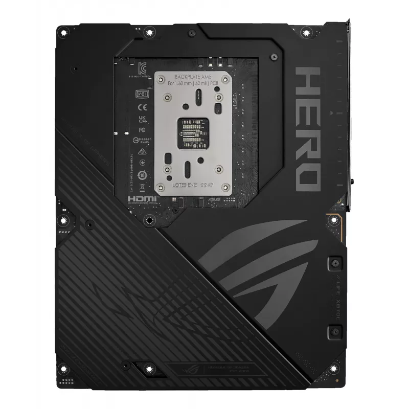 Motherboard ASUS ROG CROSSHAIR X870E HERO — AMD X870E, Socket AM5, ATX, 4× DDR5 DIMM, 192 GB, Wi‑Fi 7, Bluetooth 5.4