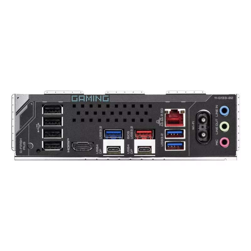 Motherboard GIGABYTE X870 GAMING X WIFI7 - Suporta CPUs AMD Ryzen 9000, VRM 16+2+2 fases, até 8000 MHz DDR5 (OC), 1xPCIe 5.0 + 2xPCIe 4.0, Wi-Fi 7, 2.5GbE LAN, USB 4