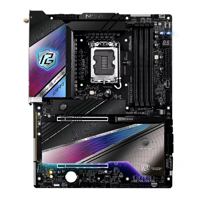 Motherboard ASRock Z890 Nova Wifi LGA1851 Intel Z890 4 x DDR5 1 x HDMI 2.1 TMDS/FRL 8G 2 x Thunderbolt 4 ATX