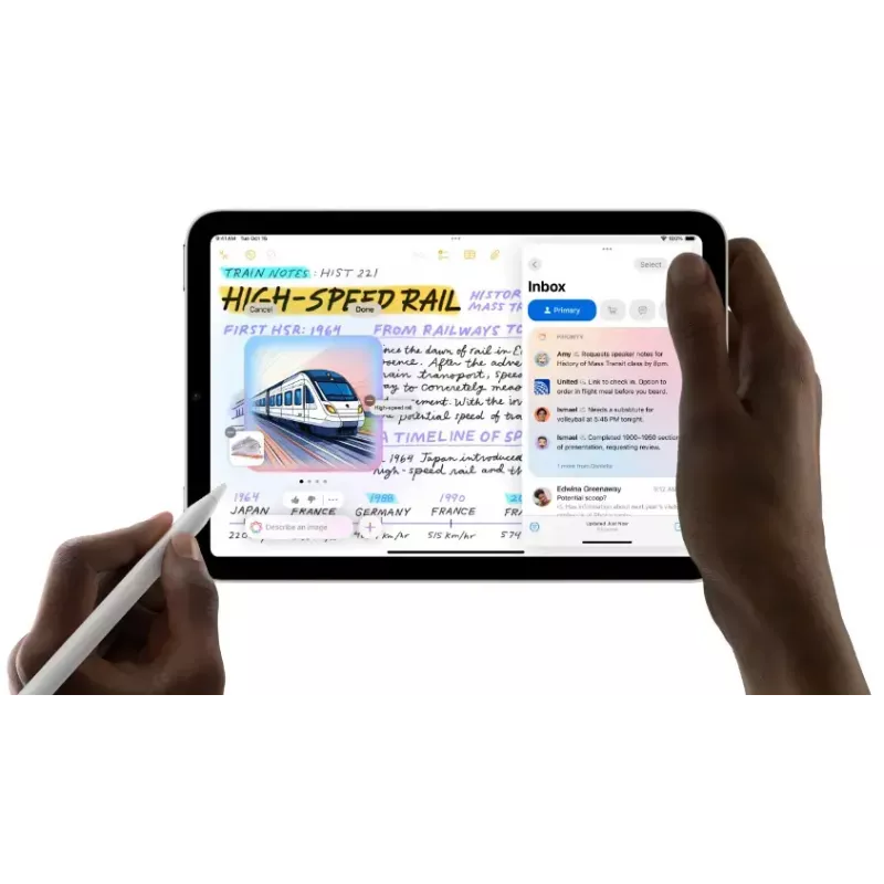 Tablet Apple iPad mini 7.ª geração 8,3 polegadas Wi‑Fi + Cellular 128GB roxo, A17 Pro, 2266×1488 LED