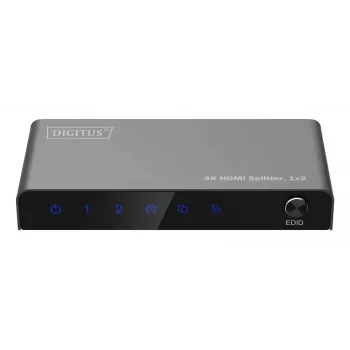DIGITUS Splitter HDMI 1x2 4K/60Hz HDCP 2.2 EDID Control