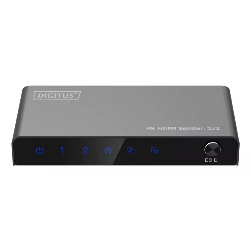 DIGITUS Splitter HDMI 1x2 4K/60Hz HDCP 2.2 EDID Control