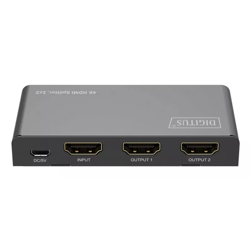 DIGITUS Splitter HDMI 1x2 4K/60Hz HDCP 2.2 EDID Control