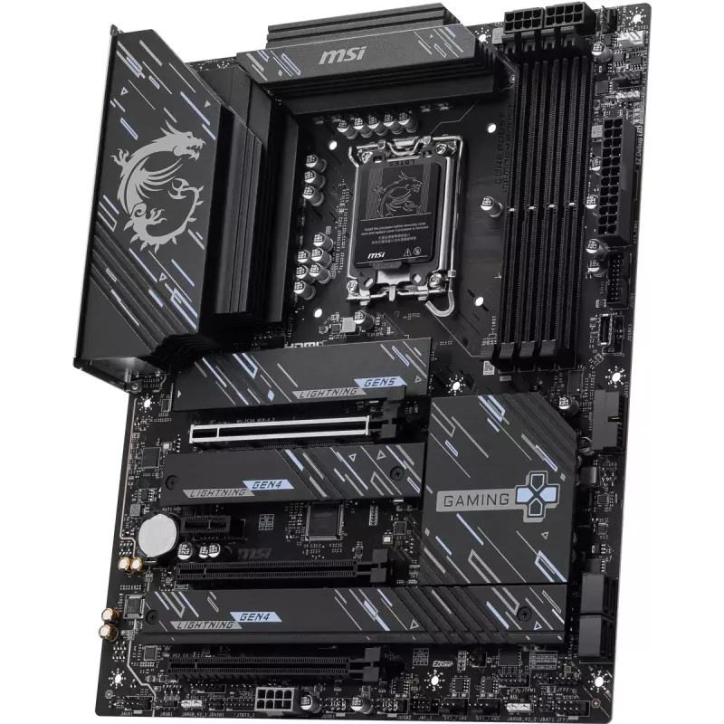 Motherboard MSI Z890 GAMING PLUS WIFI — Intel Z890, LGA 1851, ATX, DDR5, 4x DIMM, Wi‑Fi 7, LAN 5Gb, 4x M.2