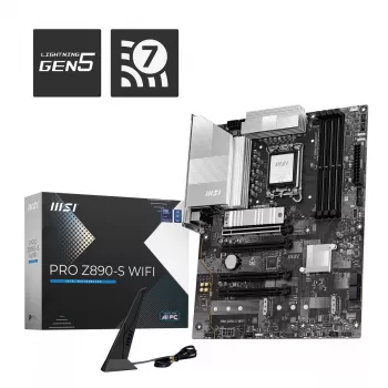 Motherboard MSI PRO Z890-S WIFI Intel Z890 LGA 1851 (Socket V1) ATX