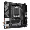 Motherboard GIGABYTE B650I AX - CPUs AMD Ryzen série 9000, VRM 5+2+1 fases, até 6400 MHz DDR5 (OC), 1x PCIe 4.0 M.2, LAN 2,5 GbE, WLAN 6E, USB 3.2 Gen 2