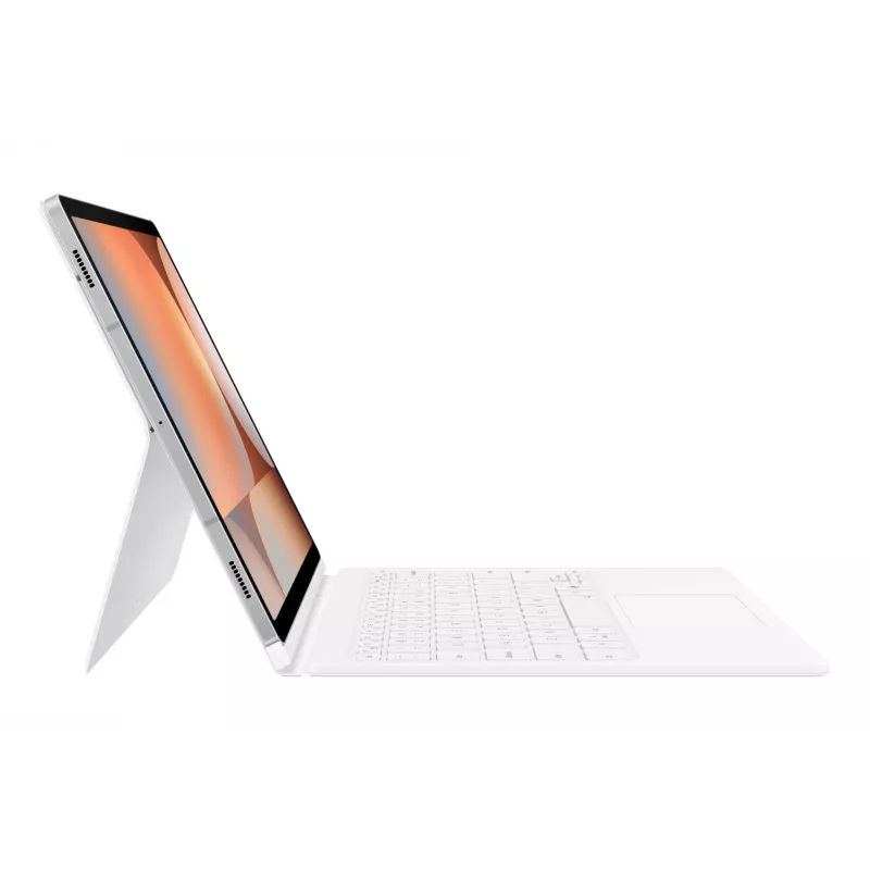 Samsung EF-DX825 QWERTZ alemão Pogo Pin branco