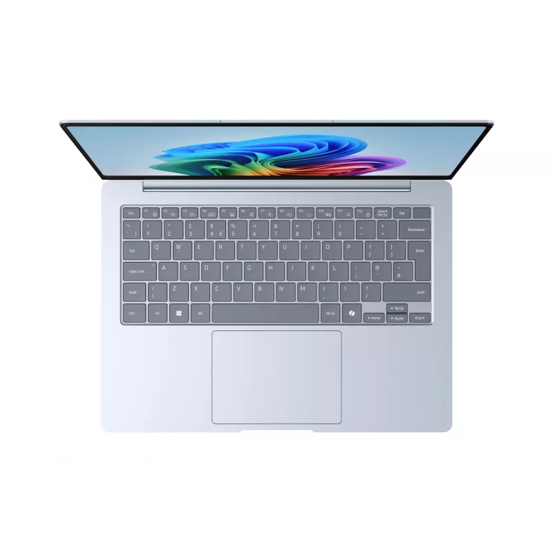Portátil Samsung Galaxy Book4 Edge NP940XMAA-EXP Snapdragon X1E-80-100 35,6 cm (14 polegadas) ecrã tátil WQXGA+ 16 GB LPDDR5x-SDRAM 512 GB eUFS Wi-Fi 7 (802.11be) Windows 11 Home azul