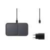 Carregador sem fios Samsung EP-P5400, 15 W, cinzento, carregador USB para interiores, compatível com auscultadores, smartphones e smartwatches