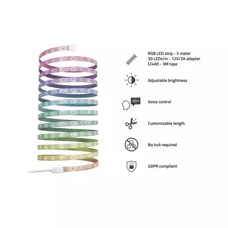 Fita LED inteligente Hombli LED Strip RGB 5 m