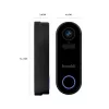Campainha inteligente Hombli Pack preto branco IP65 sem fios 1080p