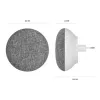 Campainha inteligente Hombli Pack preto branco IP65 sem fios 1080p