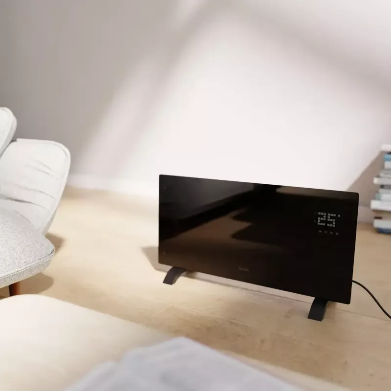 Aquecedor elétrico Hombli HBCH-0300 interior preto 2000 W aquecedor elétrico convector
