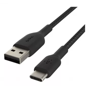 Cabo USB Belkin CAB002BT1MBK 1 m USB-A para USB-C preto
