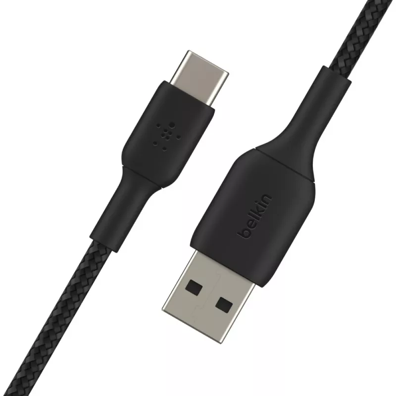 Cabo USB Belkin CAB002BT1MBK 1 m USB-A para USB-C preto