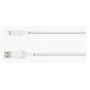 Cabo Lightning para USB-A BELKIN, entrançado, 1 m, branco