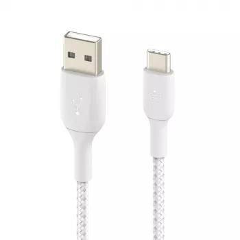 Cabo USB Belkin BoostCharge CAB002BT2MWH 2 m USB A para USB C branco