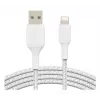 Cabo Belkin Lightning para USB-A entrançado 2 m branco