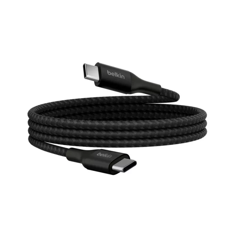 Cabo USB Belkin - Boostcharge - cabo USB-C para USB-C 240 W - 1 m - preto