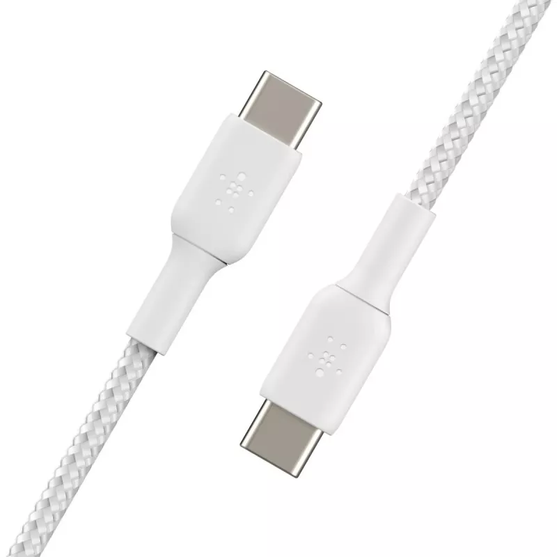 Cabo USB Belkin CAB004BT1MWH2PK USB 2.0 1 m USB C branco
