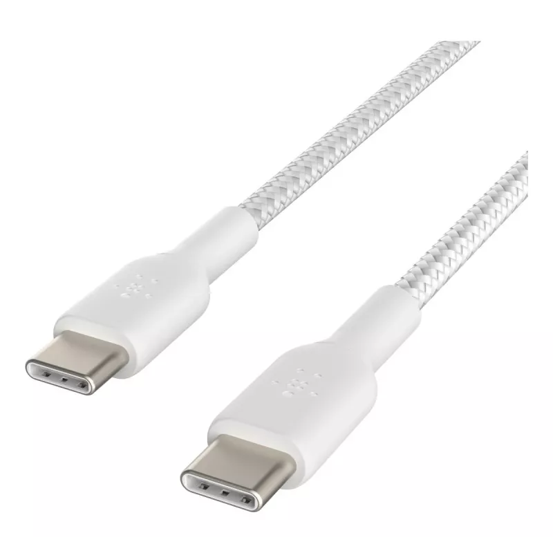 Cabo USB Belkin CAB004BT1MWH2PK USB 2.0 1 m USB C branco