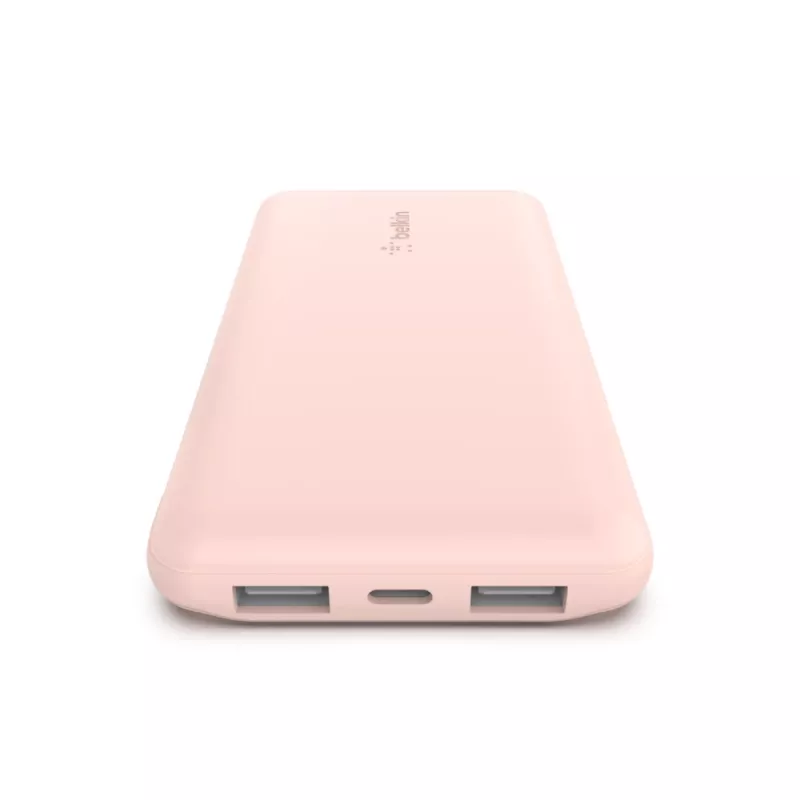 BELKIN Power Bank 10k mAh USB-C/USB-A 15W – rosa