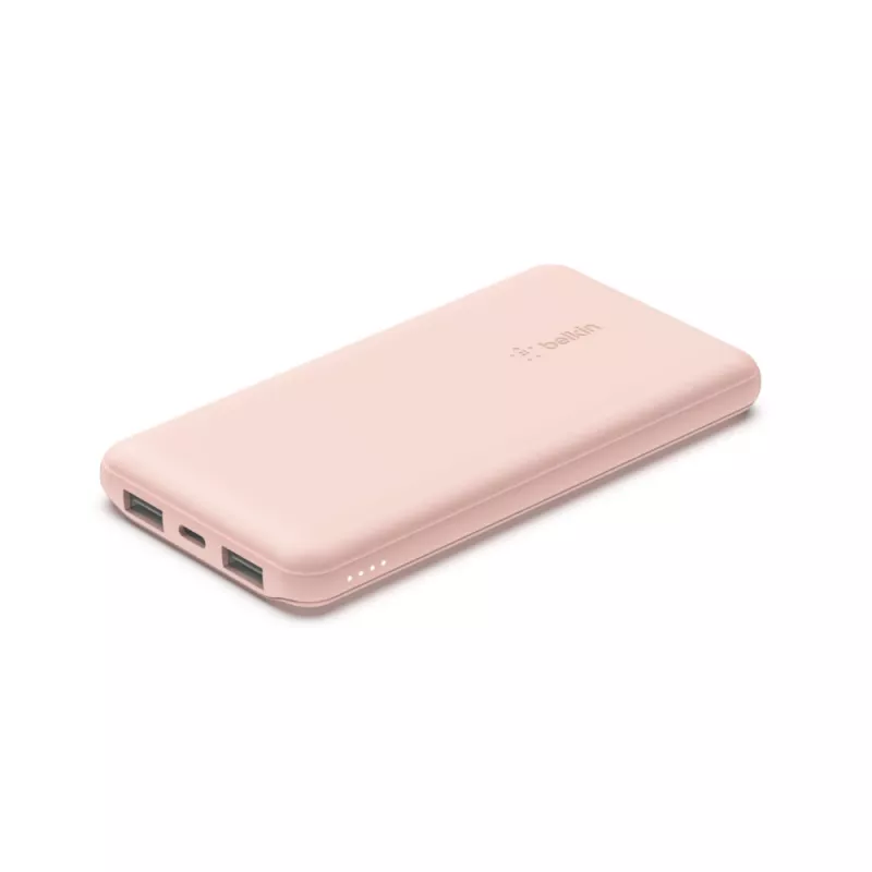 BELKIN Power Bank 10k mAh USB-C/USB-A 15W – rosa