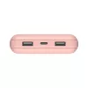 Power bank Belkin 20k USB-A e USB-C 15 W rosa