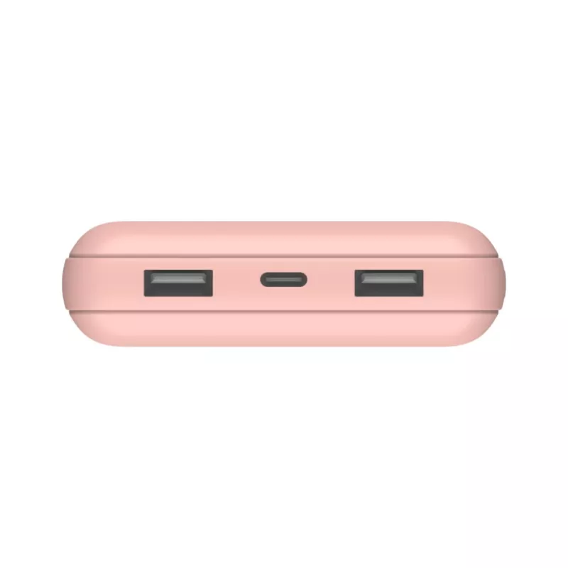 Power bank Belkin 20k USB-A e USB-C 15 W rosa