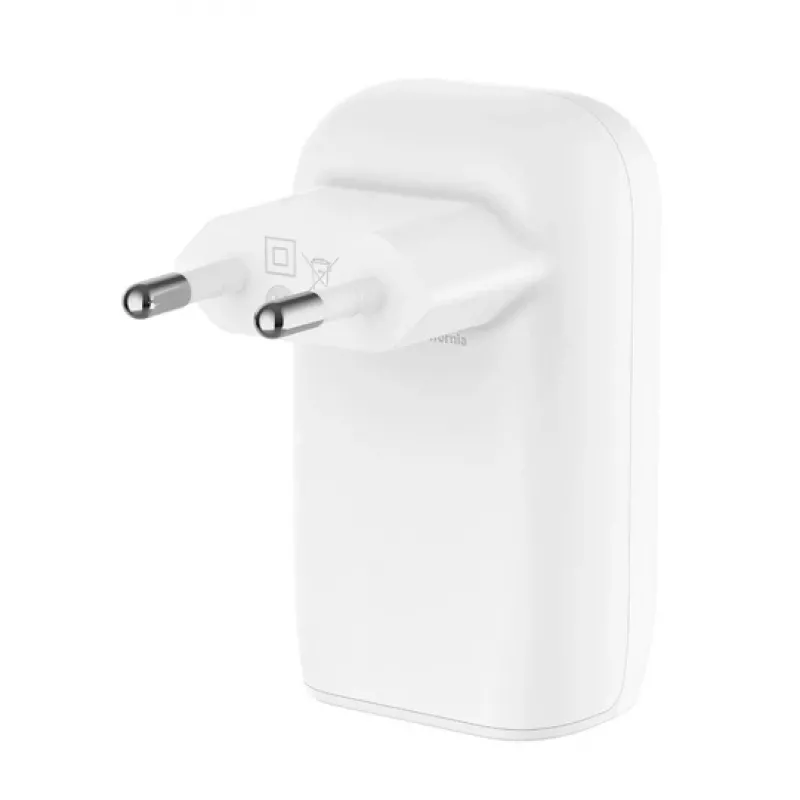 Carregador de parede BELKIN - Boostcharge - Carregador USB-C de 3 portas - Com PPS 67W - branco