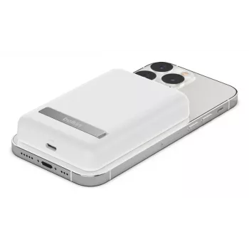 Power bank magnética sem fios Belkin 5000 mAh branca