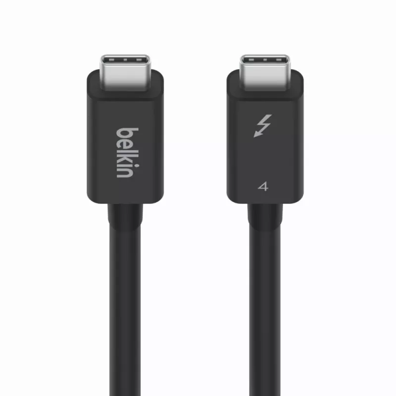 Cabo Belkin Thunderbolt 4 USB-C preto USB-C 40 Gbit/s 100W Active 2m