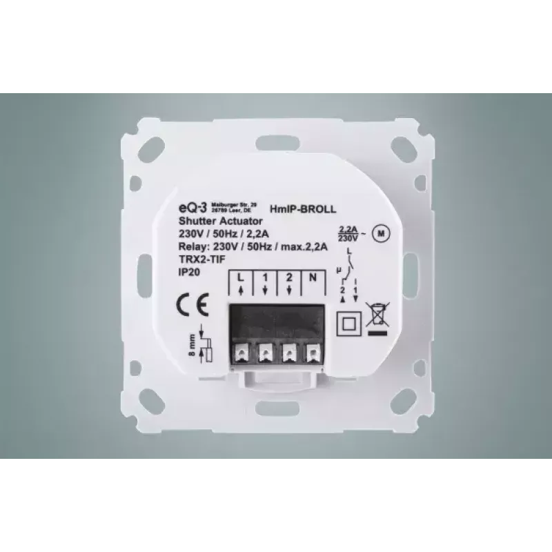 Transmissor Homematic IP HmIP-BROLL branco