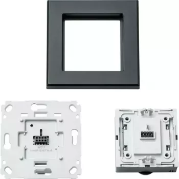 Termostato de parede HomeMatic HmIP-BWTH-A Antracite 230V — Regulador de temperatura ambiente, alimentado por rede