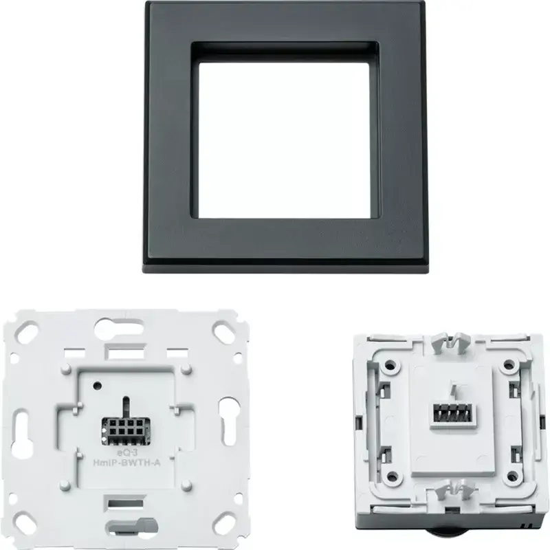 Termostato de parede HomeMatic HmIP-BWTH-A Antracite 230V — Regulador de temperatura ambiente, alimentado por rede