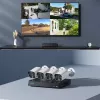 Reolink NVS8-8MB4 (PS4KB01-8) kit de videovigilância PoE, NVR de 8 canais com HDD de 2 TB + 4 câmaras, 8 MP 4K (3840x2160)